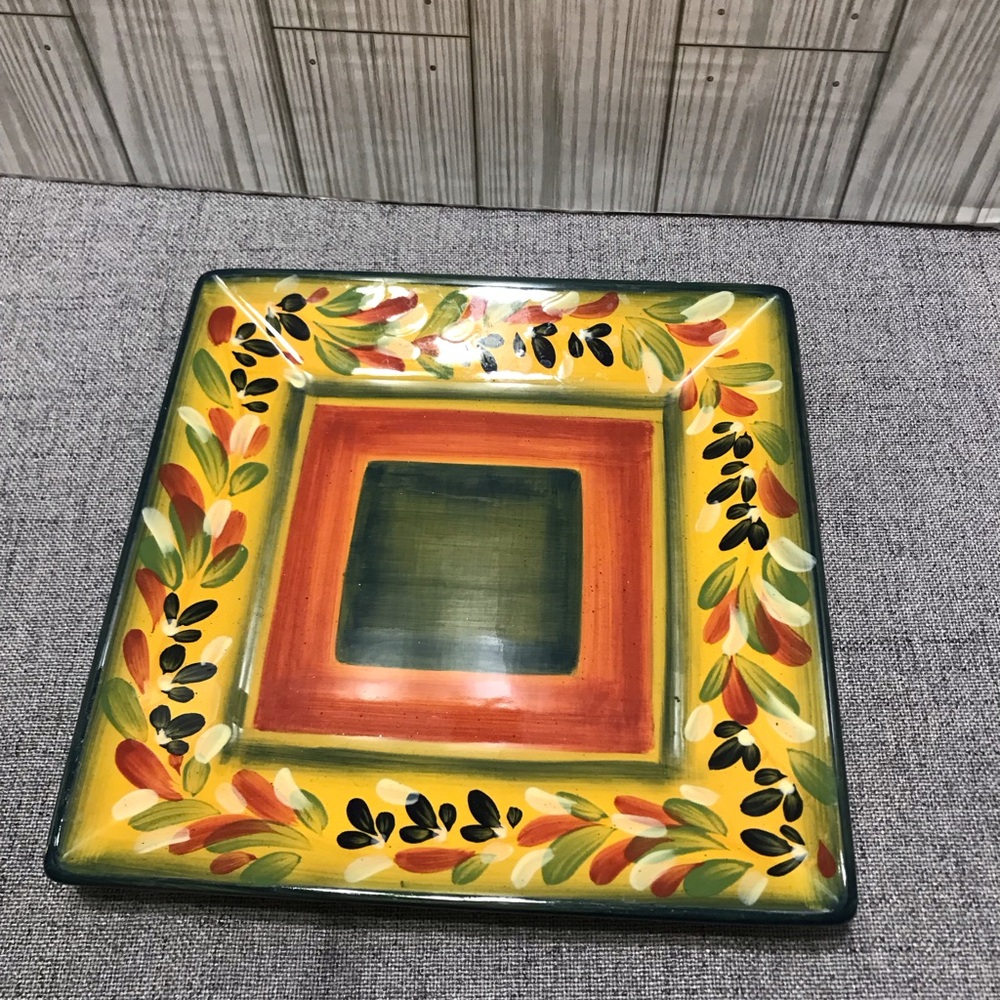 Vintage Tabletops Unlimited Square Salad plate.